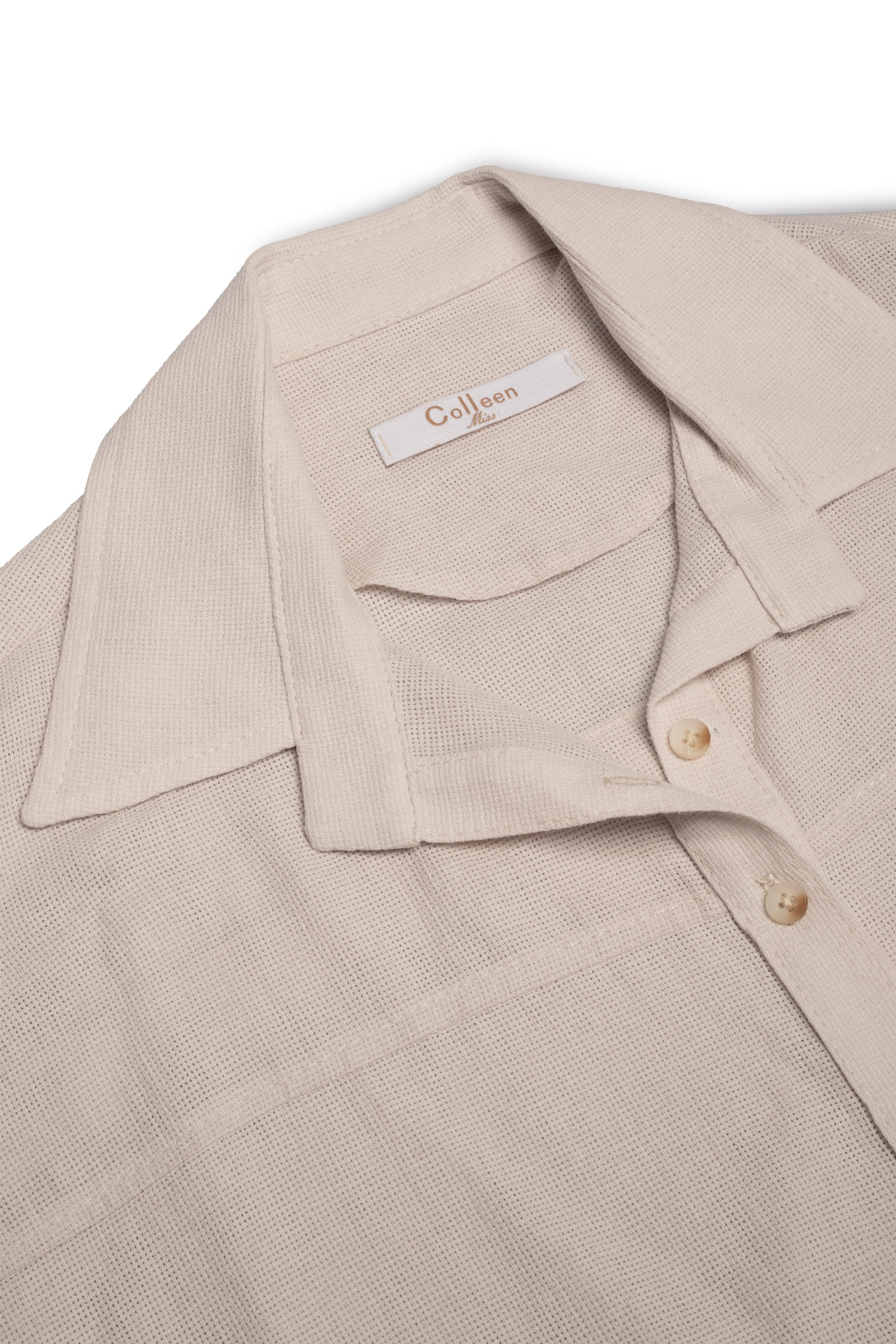 بلوز حصیری - 3162 | برند پوشاک زنانه کالین | فروشگاه آنلاین خرید لباس،کیف و کفش بلوز حصیری - 3162 - Image 2