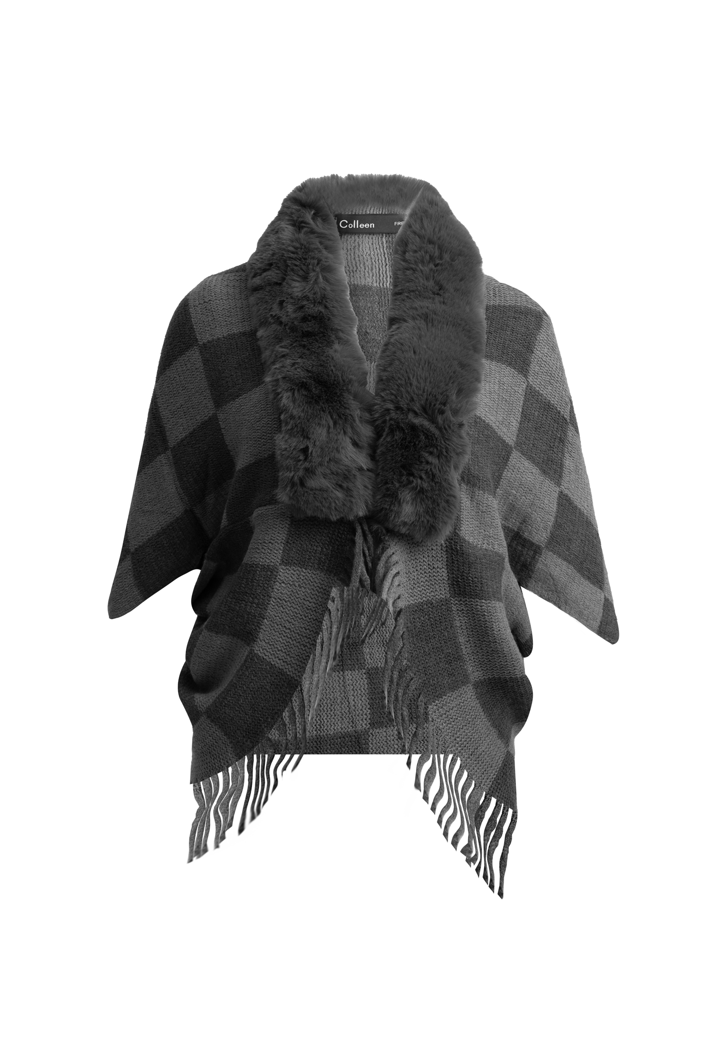 پانچ بافت - 7102 | برند پوشاک زنانه کالین | فروشگاه آنلاین خرید لباس،کیف و کفش پانچ بافت - 7102 - Image 2