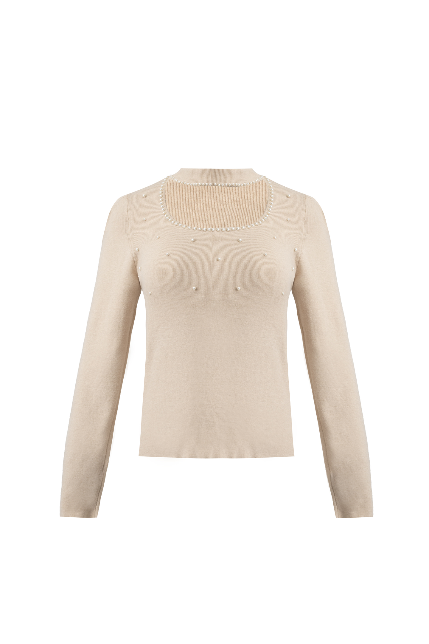 بلوز بافت مرواریدی - 3192 | برند پوشاک زنانه کالین | فروشگاه آنلاین خرید لباس،کیف و کفش بلوز بافت مرواریدی - 3192