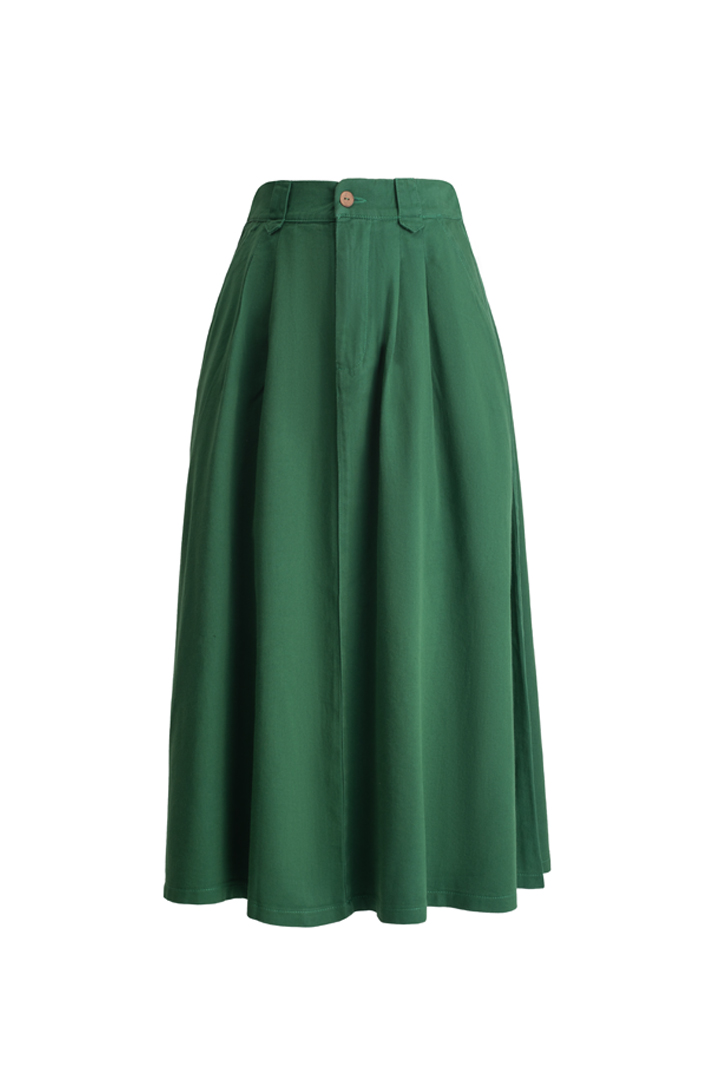 دامن کتان - 1306 | برند پوشاک زنانه کالین | فروشگاه آنلاین خرید لباس،کیف و کفش دامن کتان - 1306